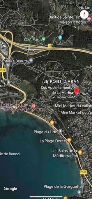 Les Appartements De La Marina Sanary-sur-Mer Esterno foto